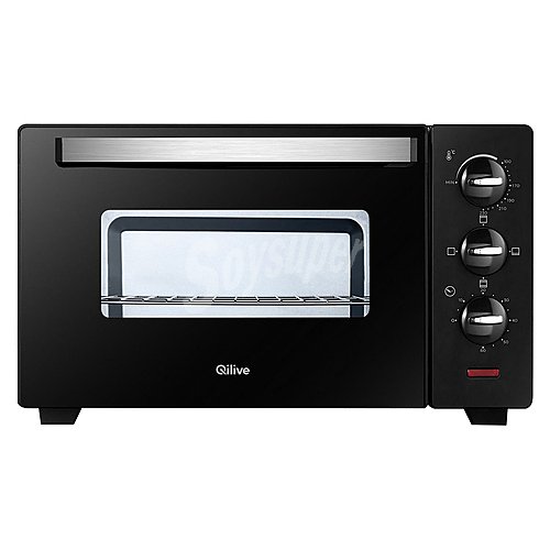 Mini horno sobremesa qilive Q.5474, 23L, 1400W, termostato, temporizador