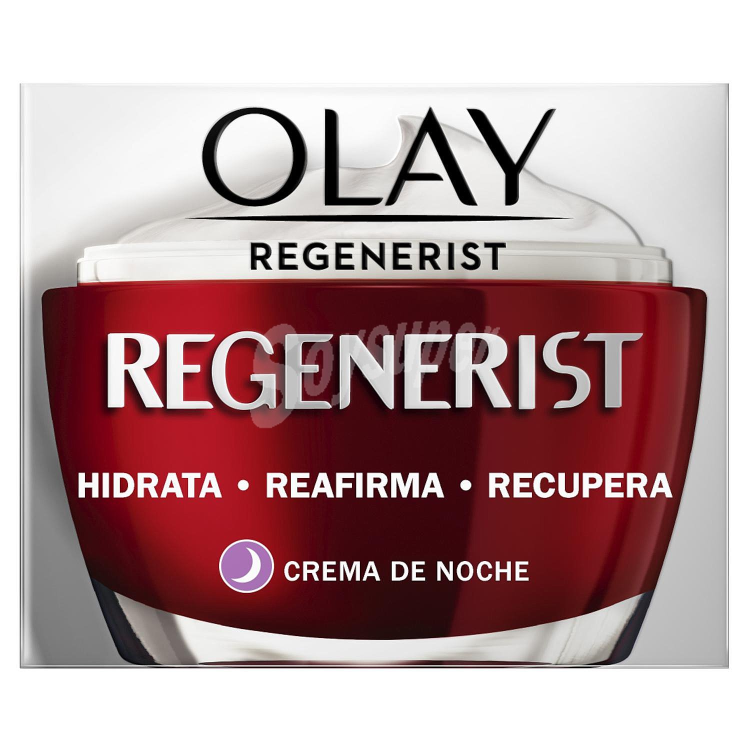 Crema facial de noche fórmula con vitamina B3 y niacinamida 24H de hidratación Regenerist Olay