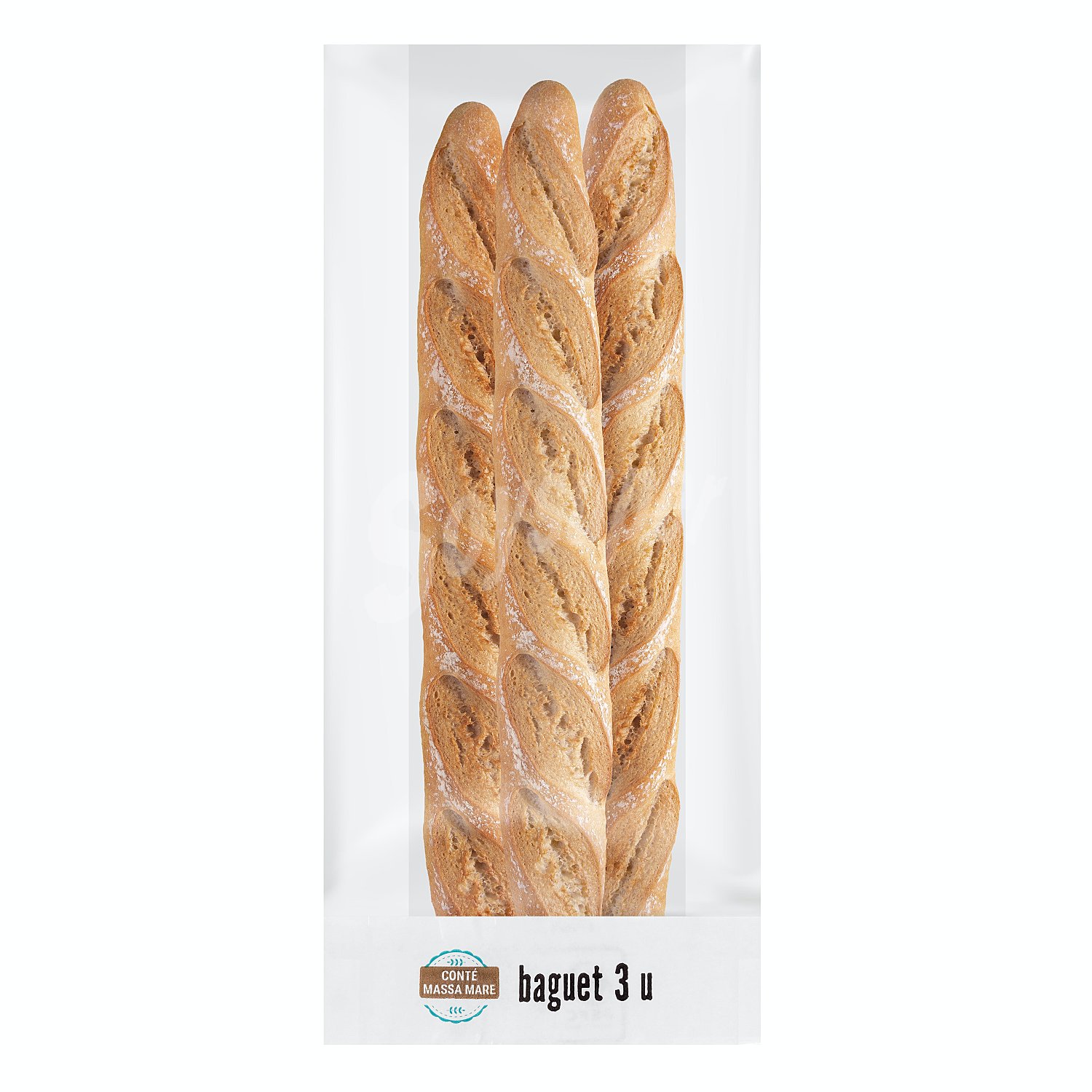 3 Baguettes masa madre