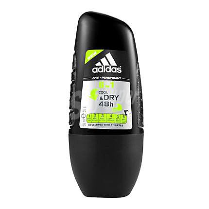 Desodorante roll-on 6 en 1 cool&dry Adidas