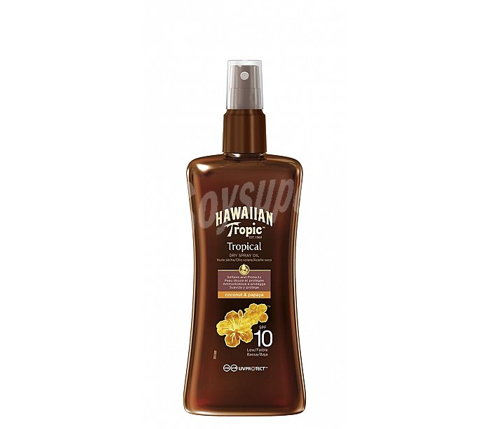 Hawaiian tropic Aceite protector en spray con protección +10 (bajo)