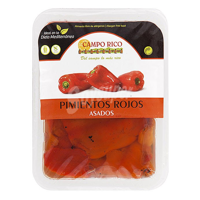 Campo rico Pimientos rojos enteros y asados campo rico