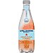 Agua mineral con gas, sabor mandarina y fresa essenza