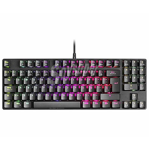 Teclado gaming mars gaming Mkrevo Pro, iluminación Chroma rgb, conexión USB