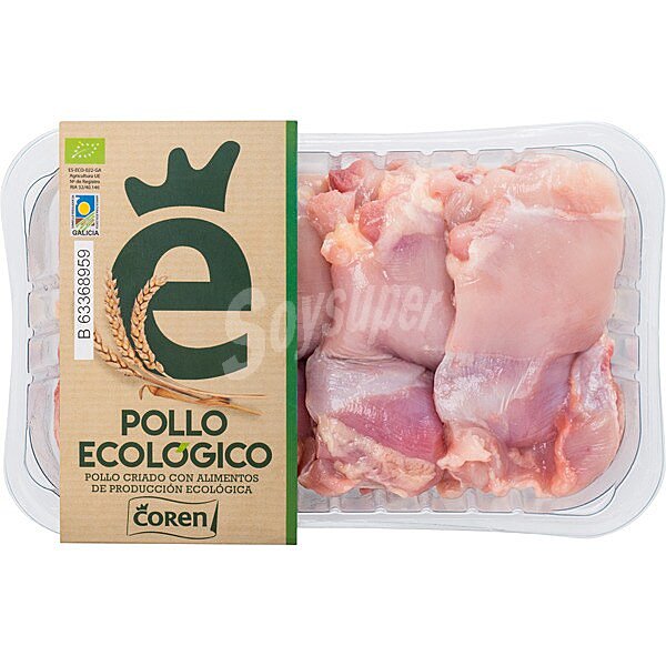 Escalope de pollo ecológico peso aproximado bandeja 450 g