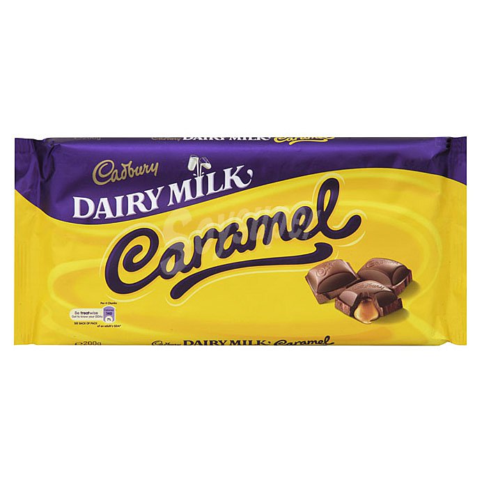 Dairy Milk chocolate con leche relleno de caramelo