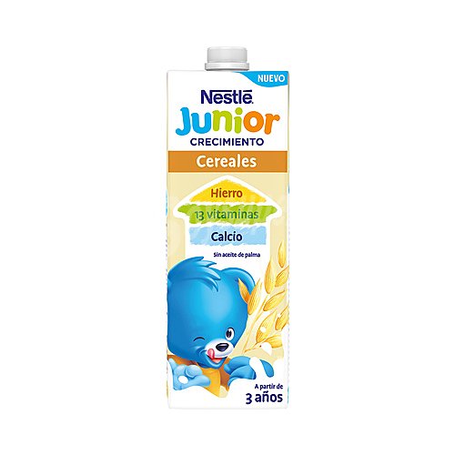 Nestlé Leche (2) de crecimiento con cereales, a partir de 3 años nestlé Junior