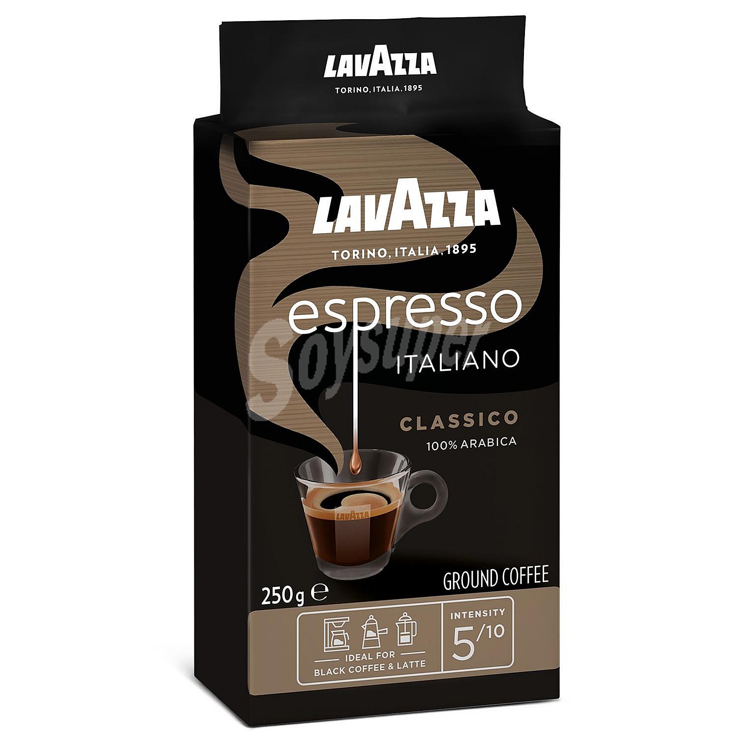 Café molido natural arábica Lavazza