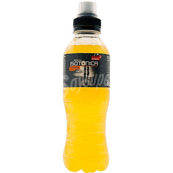 Bebida isotónica sabor naranja botella 50 cl con tapón Sport