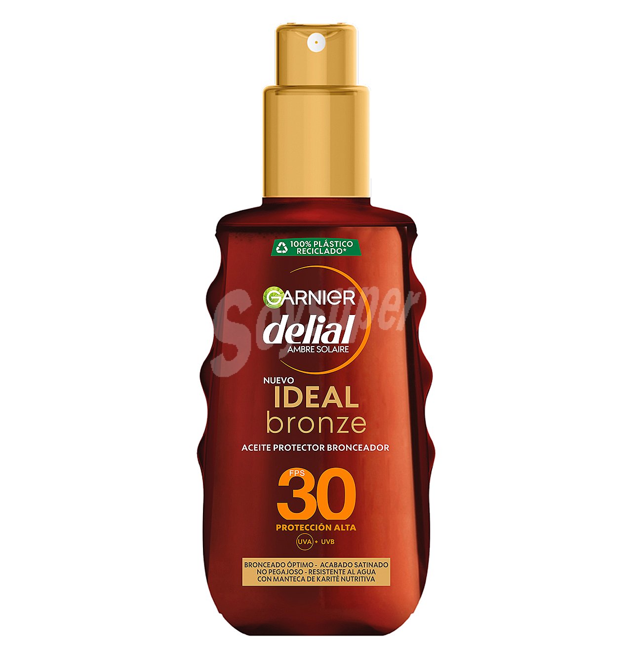 Delial Aceite solar bronceador en spray con factor de protección 30 (alto) delial