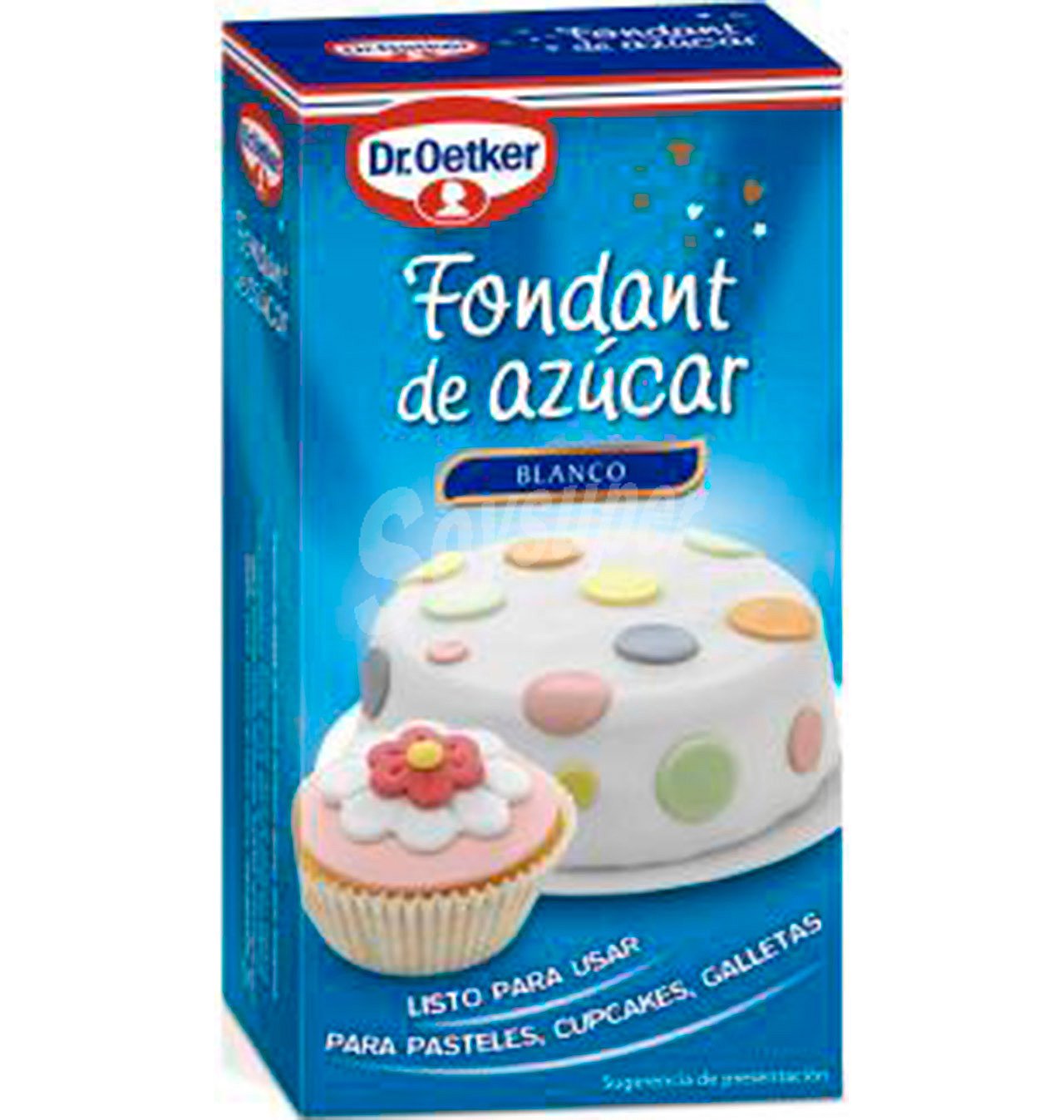 Fondant de azúcar blanco