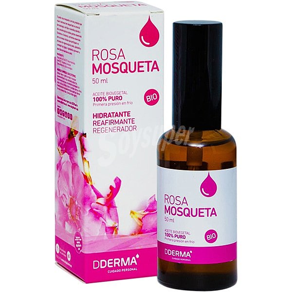 Aceite biovegetal 100% de Rosa Mosqueta hidratante, reafirmante y regenerador