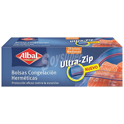 Albal Bolsas congelación ziploc pequeña albal