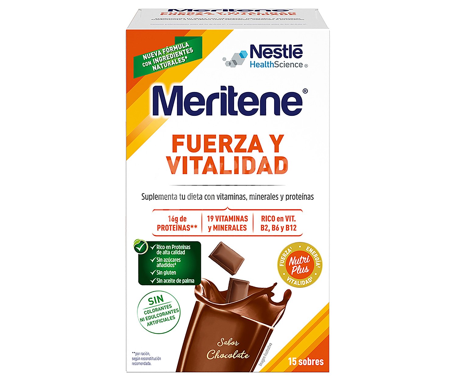 Batido sabor chocolate (suplemento alimenticio)