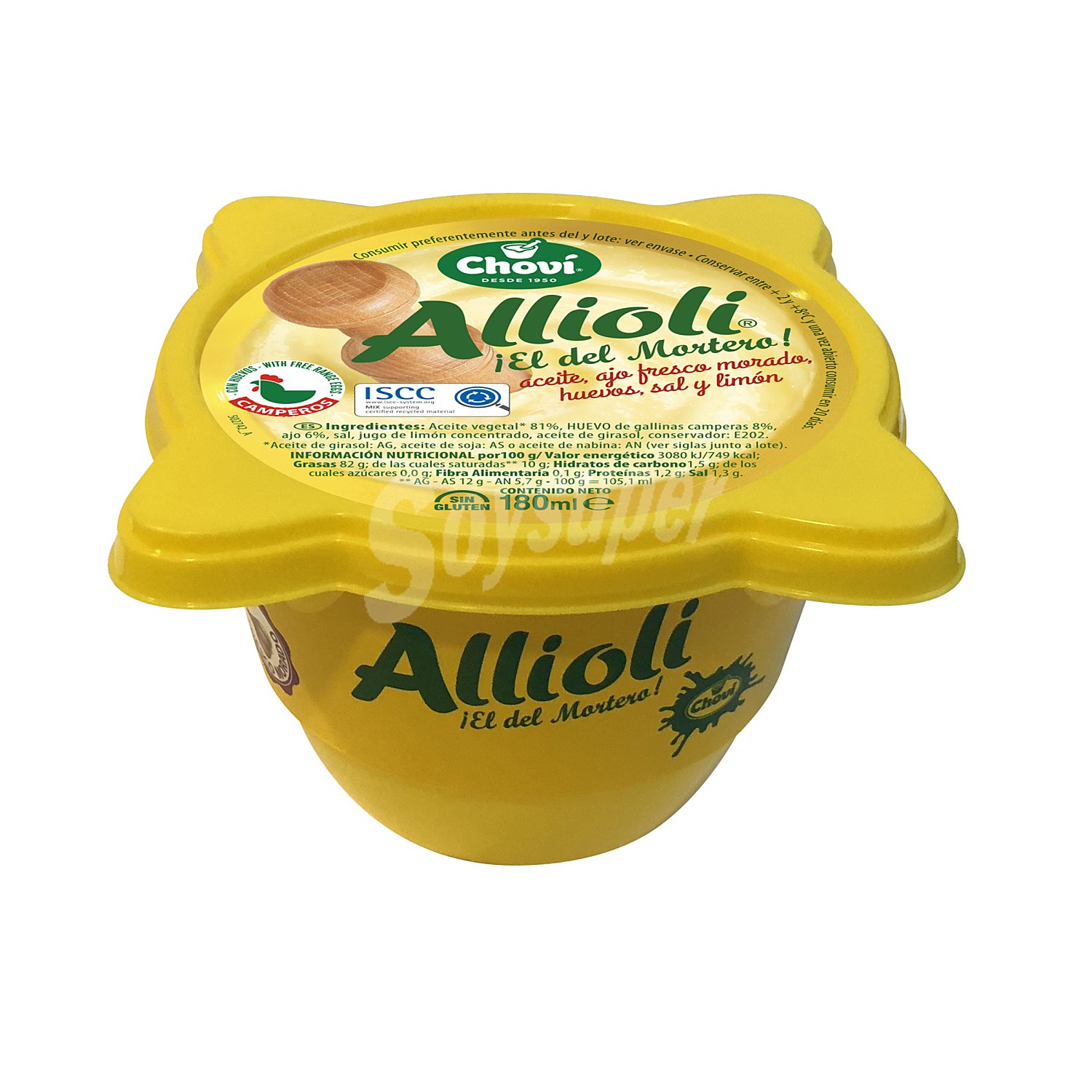 Salsa ali oli estilo casero tarrina 180 ml