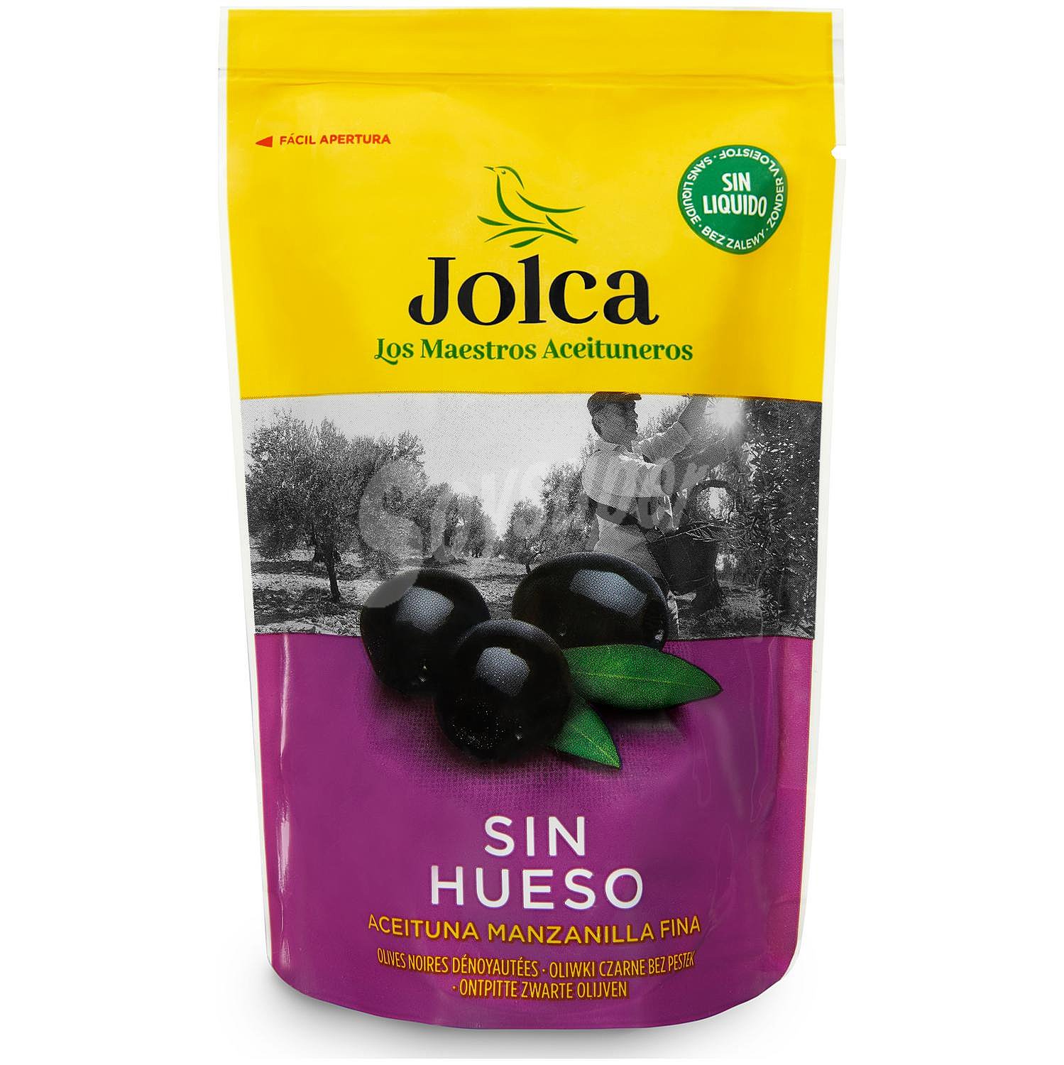 Aceituna negra manzanilla sin hueso