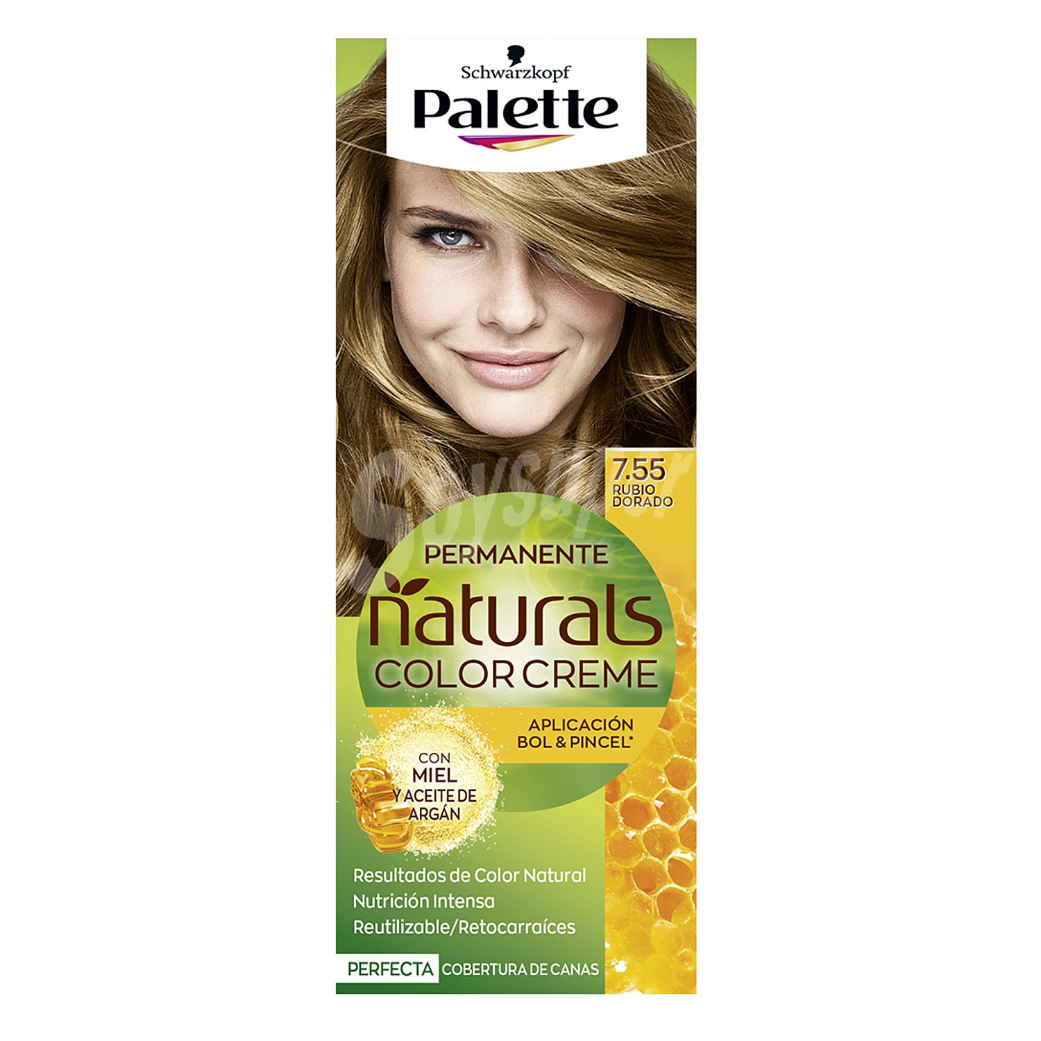 Naturals creme tinte Rubio Dorado Nº 7.55 caja 1 ud