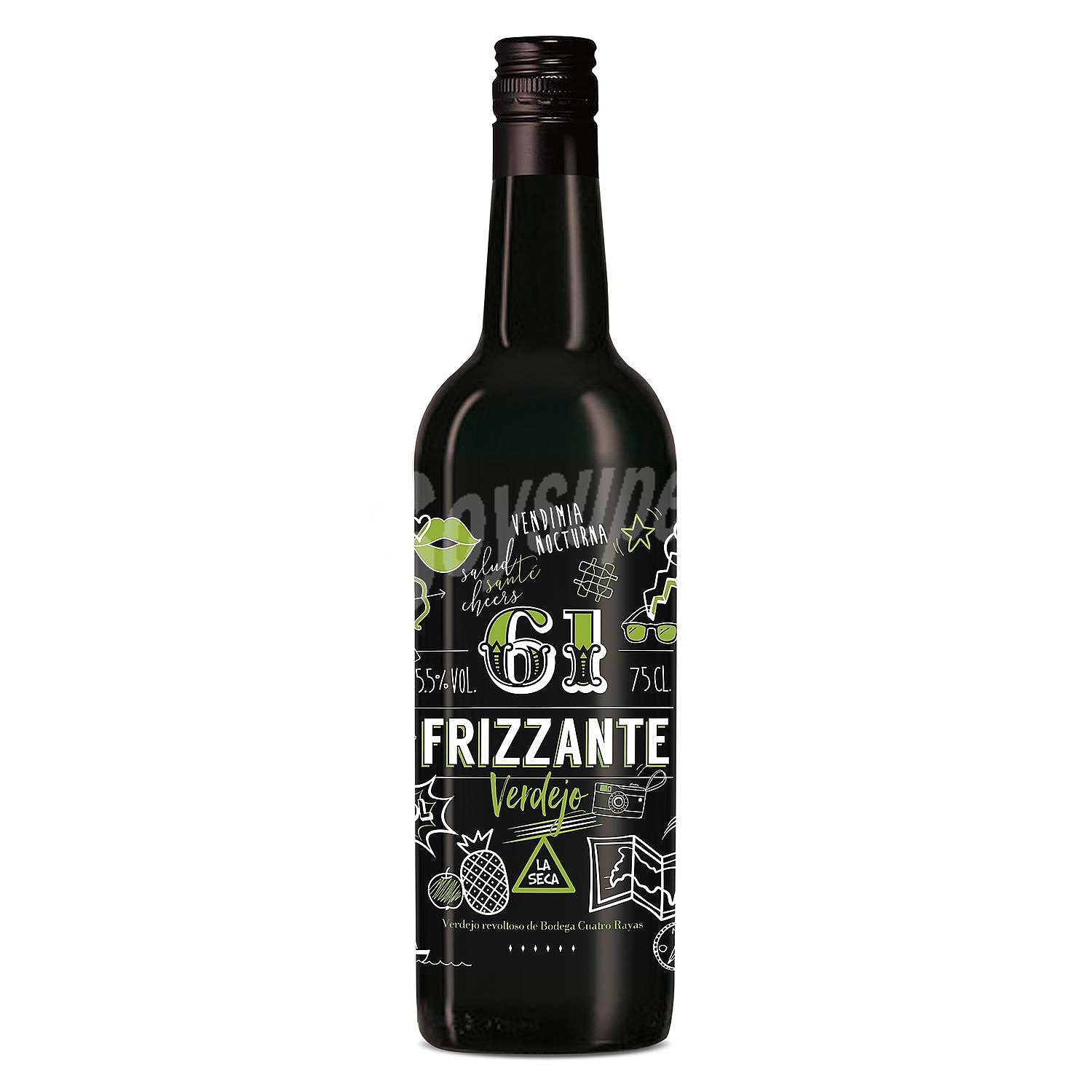 Vino frizzante blanco verdejo