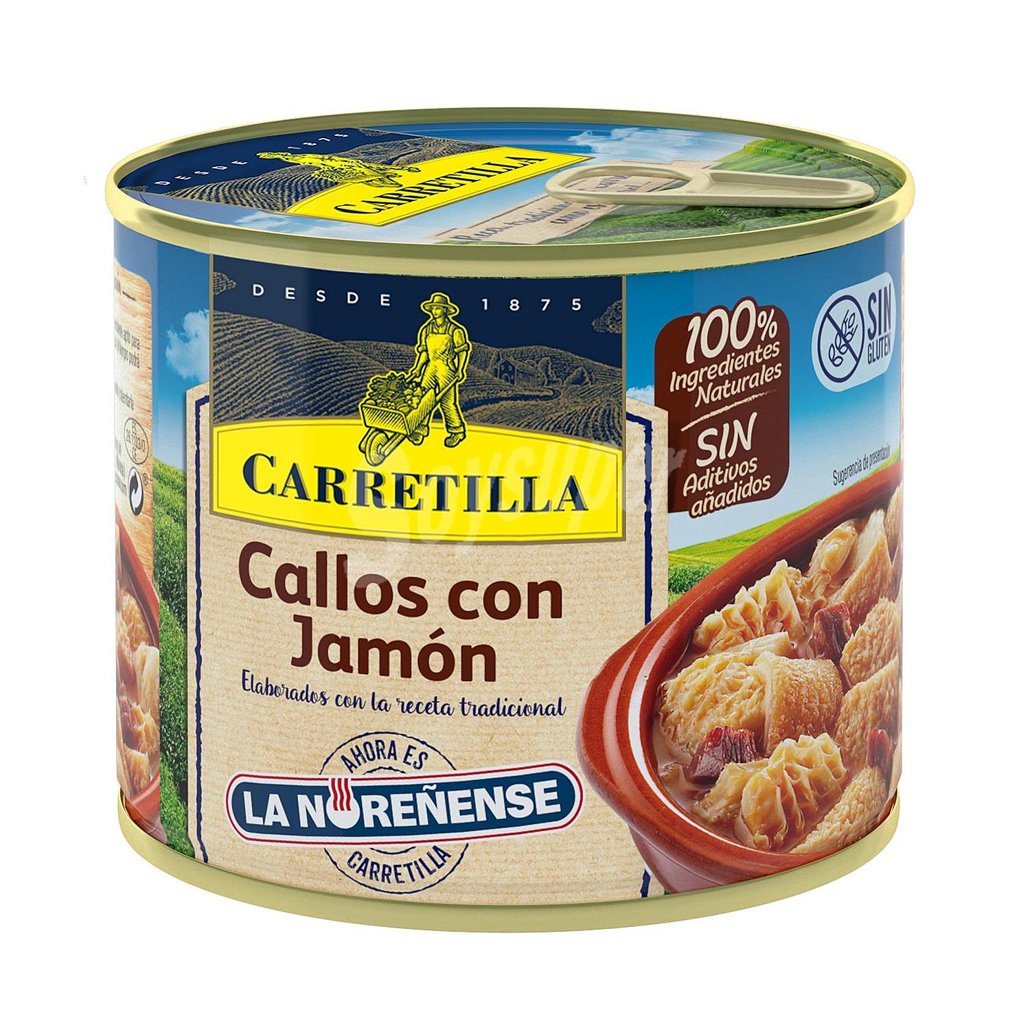 Callos con jamón sin gluten