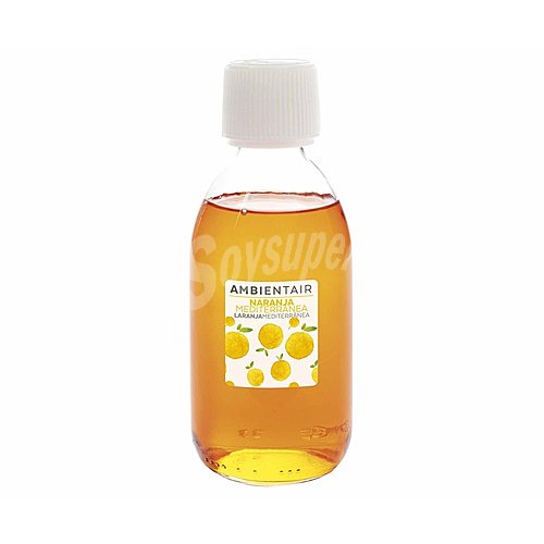 Recambio ambientador mikado naranja del mediterráneo 250 ml, ambientair.