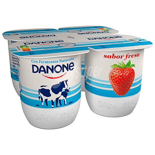 Danone Yogur con sabor a fresa danone