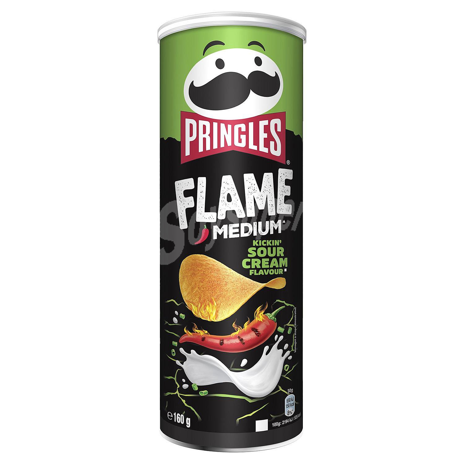 Aperitivo de patata Kicking Sour Cream Flame Pringles