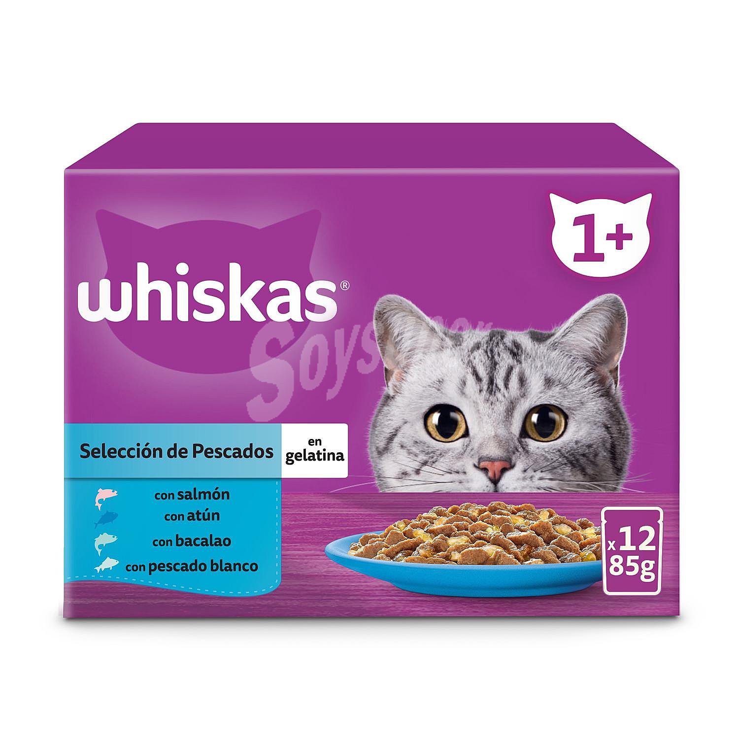 Comida húmeda de pescado para gato Whiskas