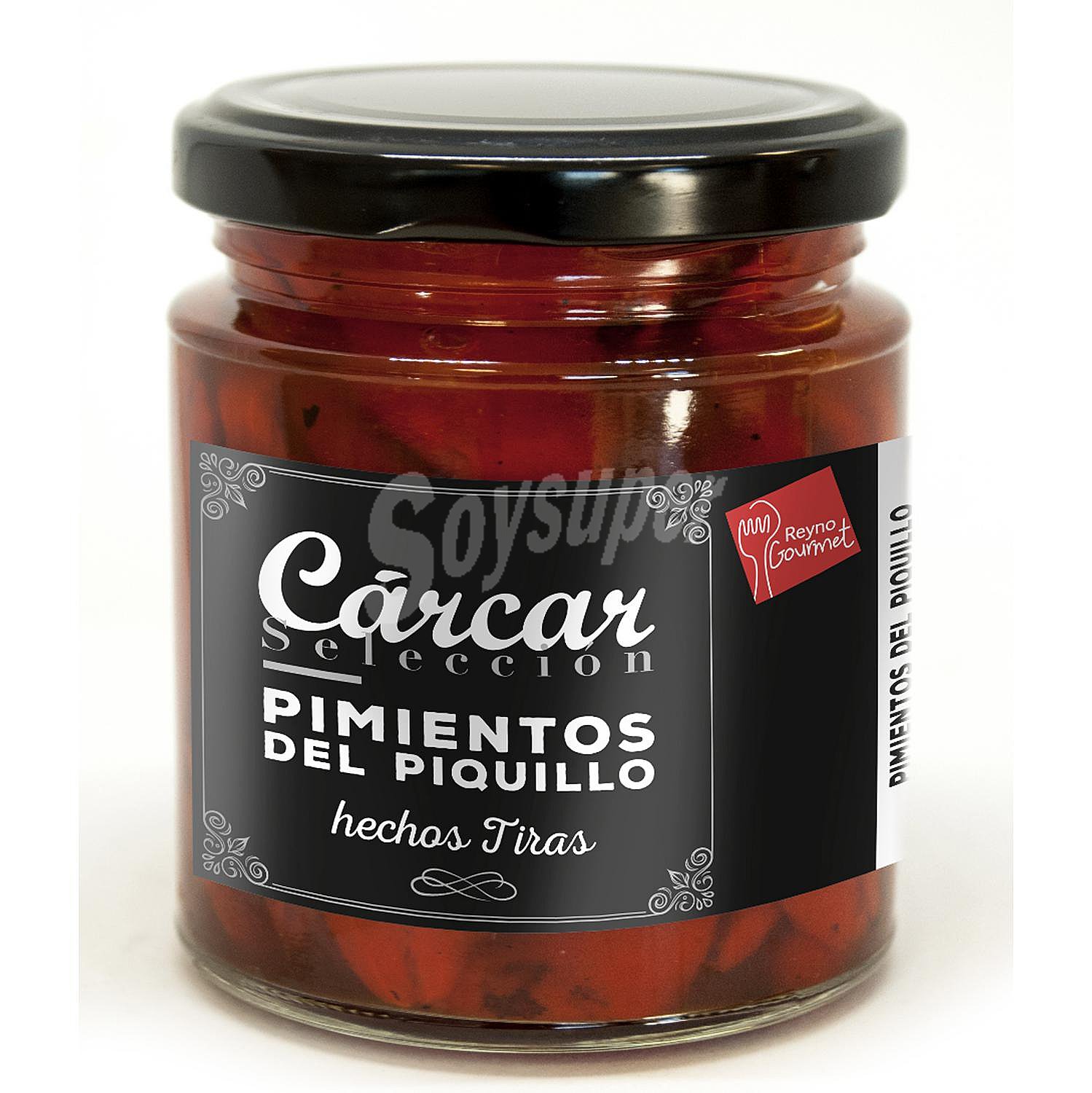 Pimientos del piquillo en tiras Cárcar y sin lactosa