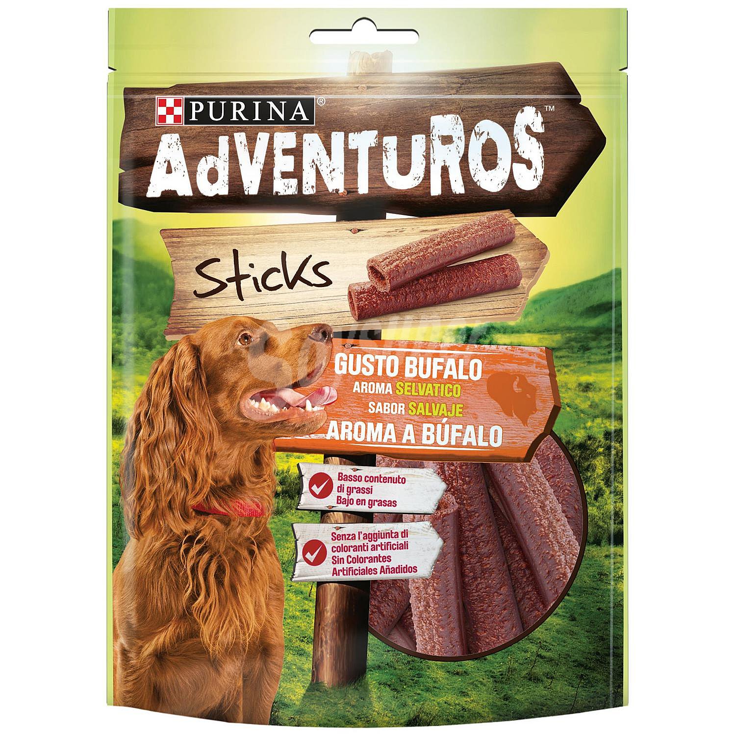 Snack sticks para perros aroma a búfalo