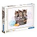 Puzzle Gatitos en cubo de jabón con 500 piezas, High Quality Collection clementoni.