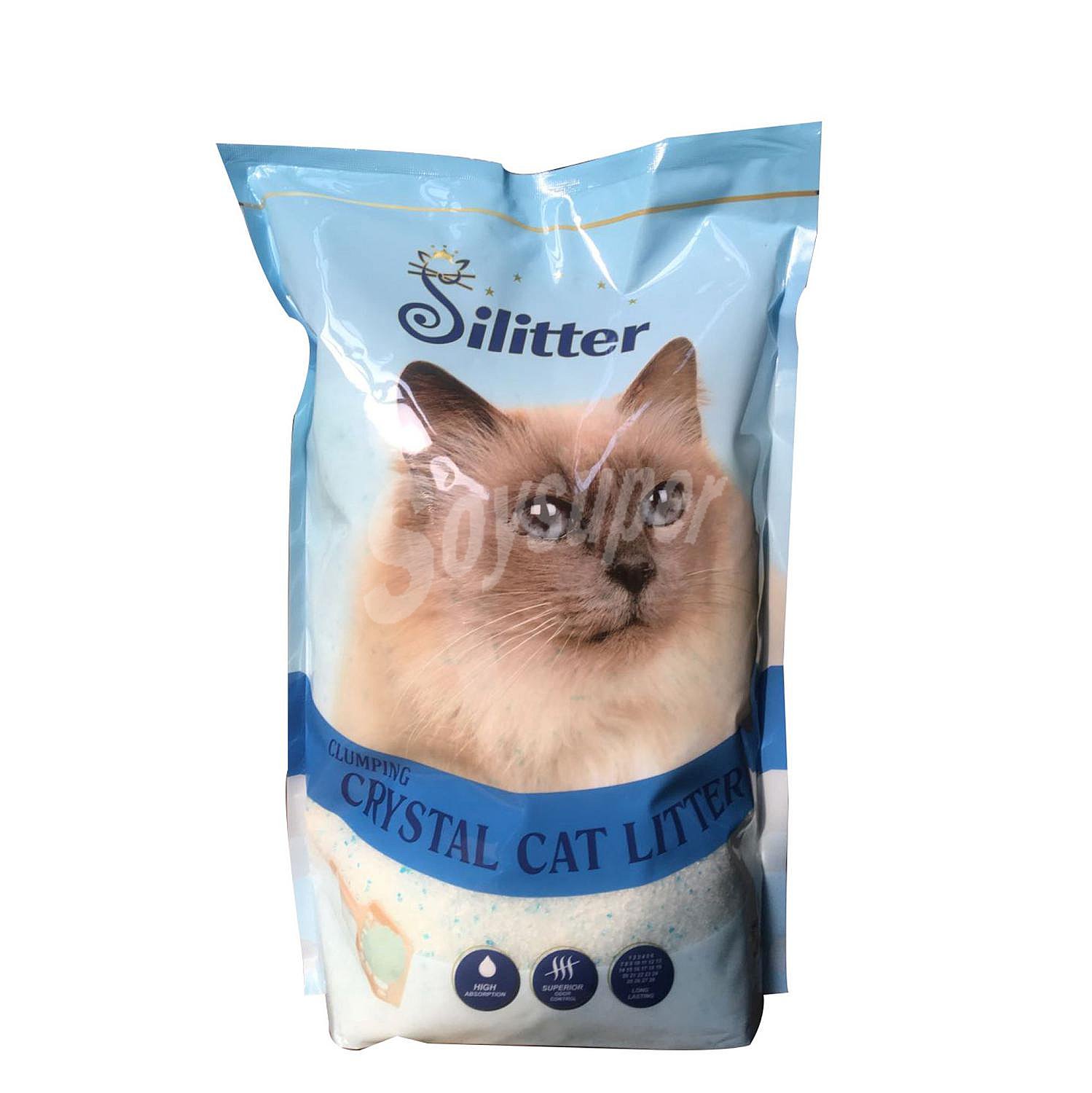 Silica de gel aglomerante para gatos