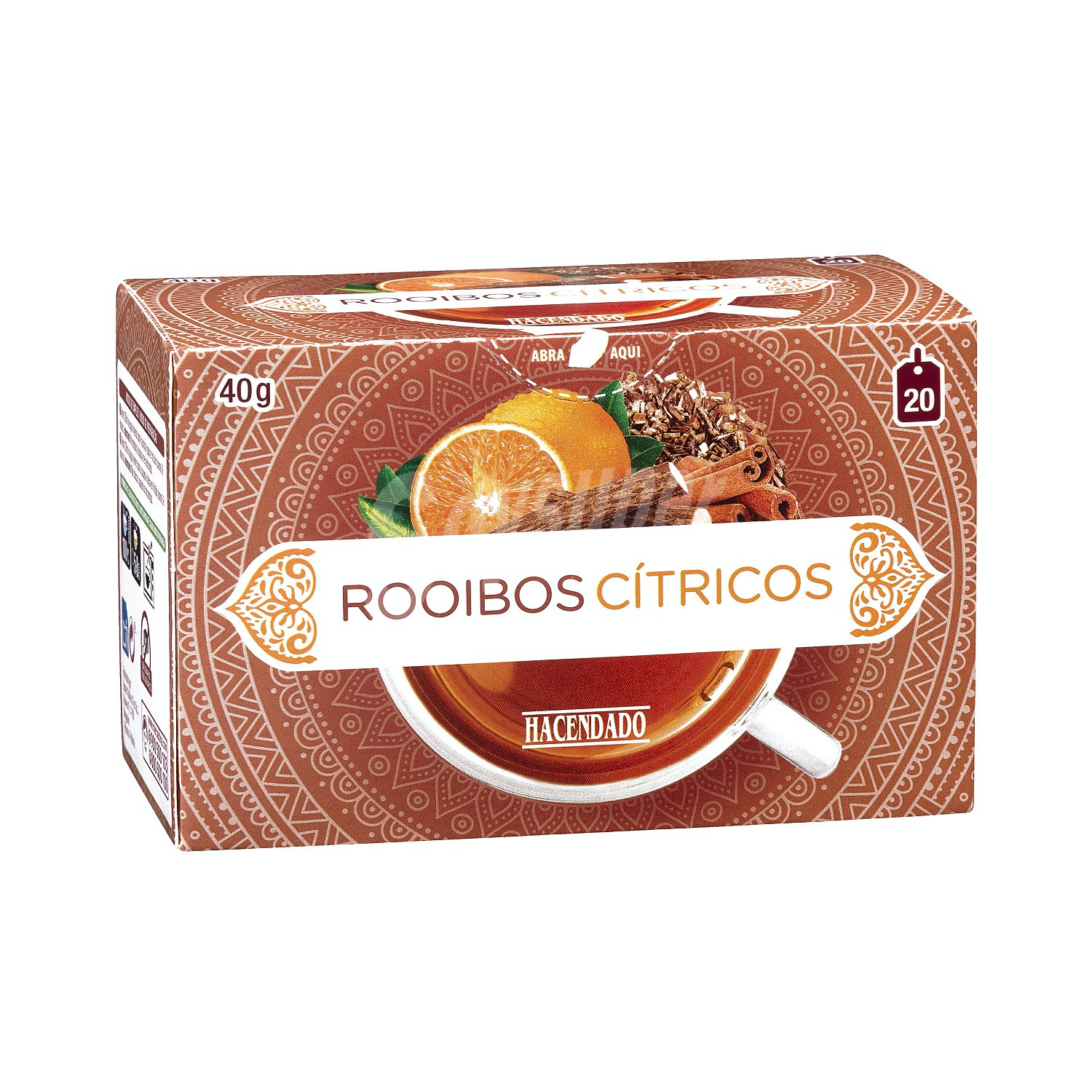 Infusión rooibos cítricos