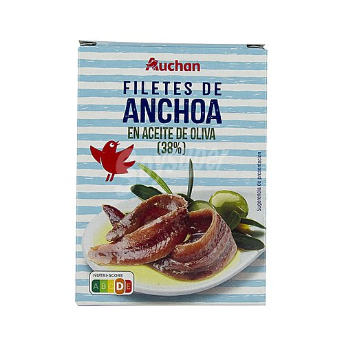 Producto alcampo Filetes de anchoa en aceite de oliva producto alcampo