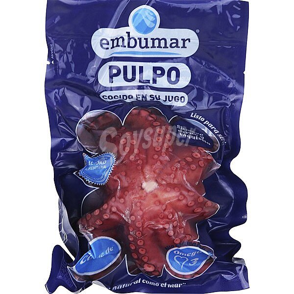 Pulpo cocido pequeño