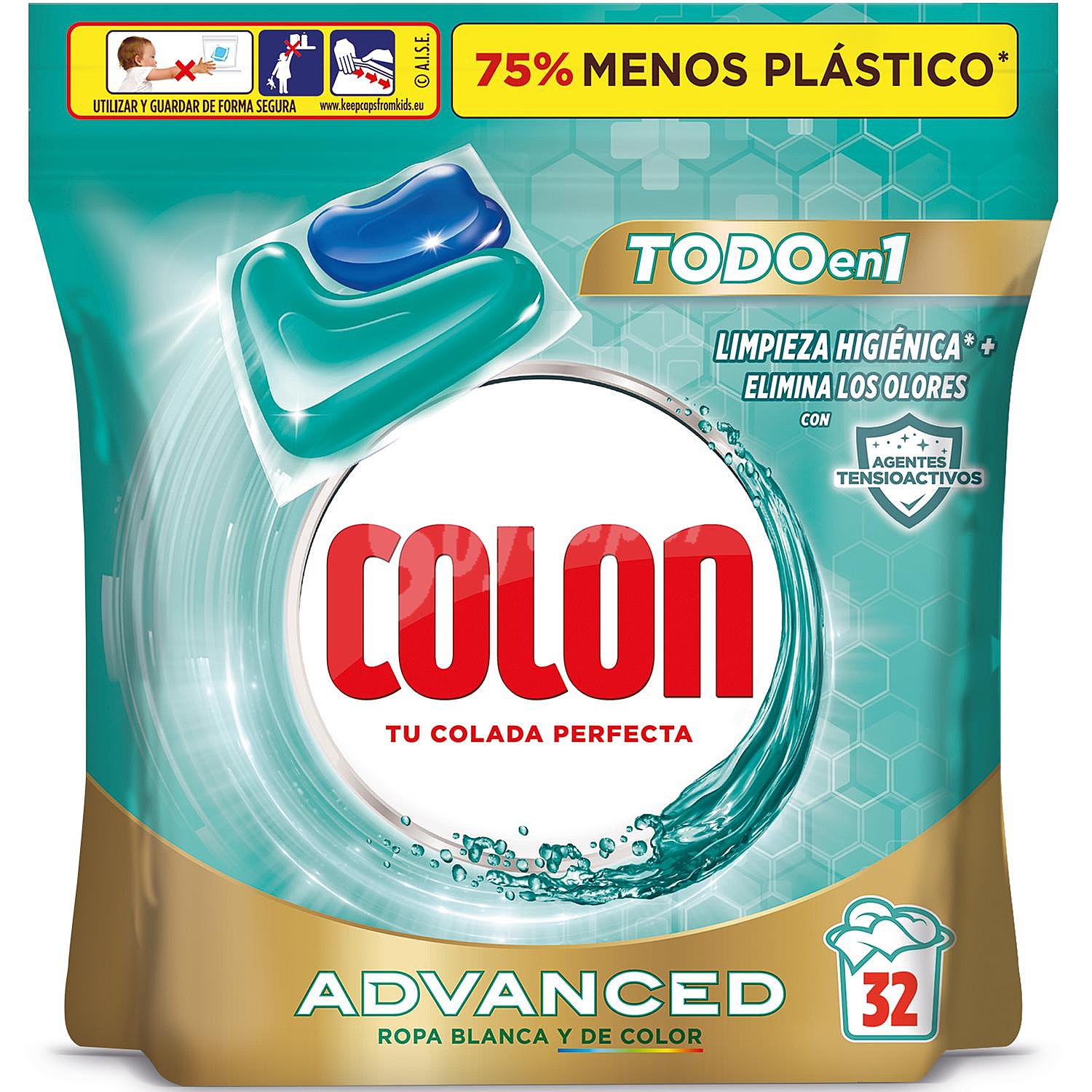 Detergente en capsulas higiene Colon