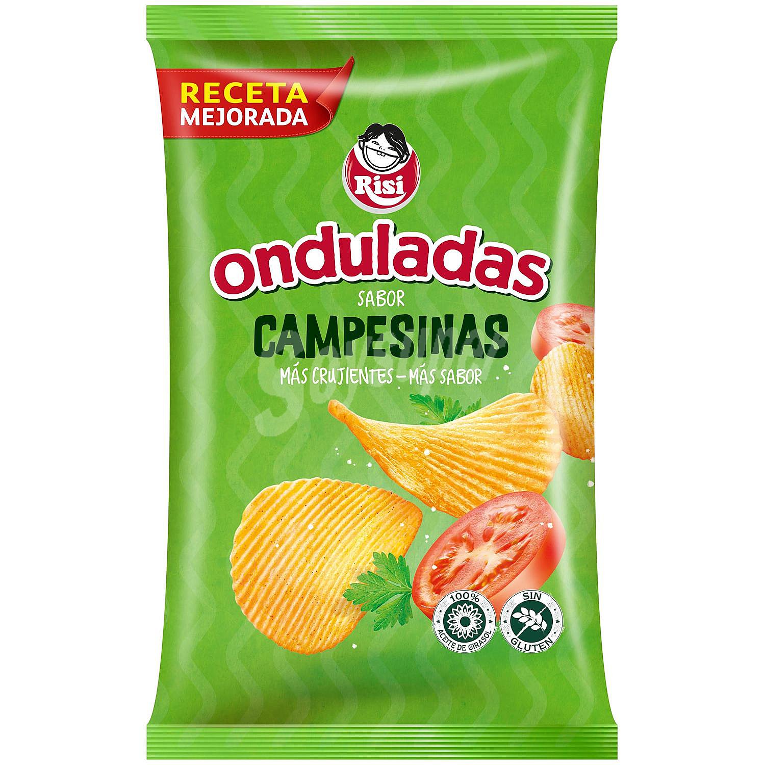 Patatas fritas onduladas sabor campesinas sin gluten