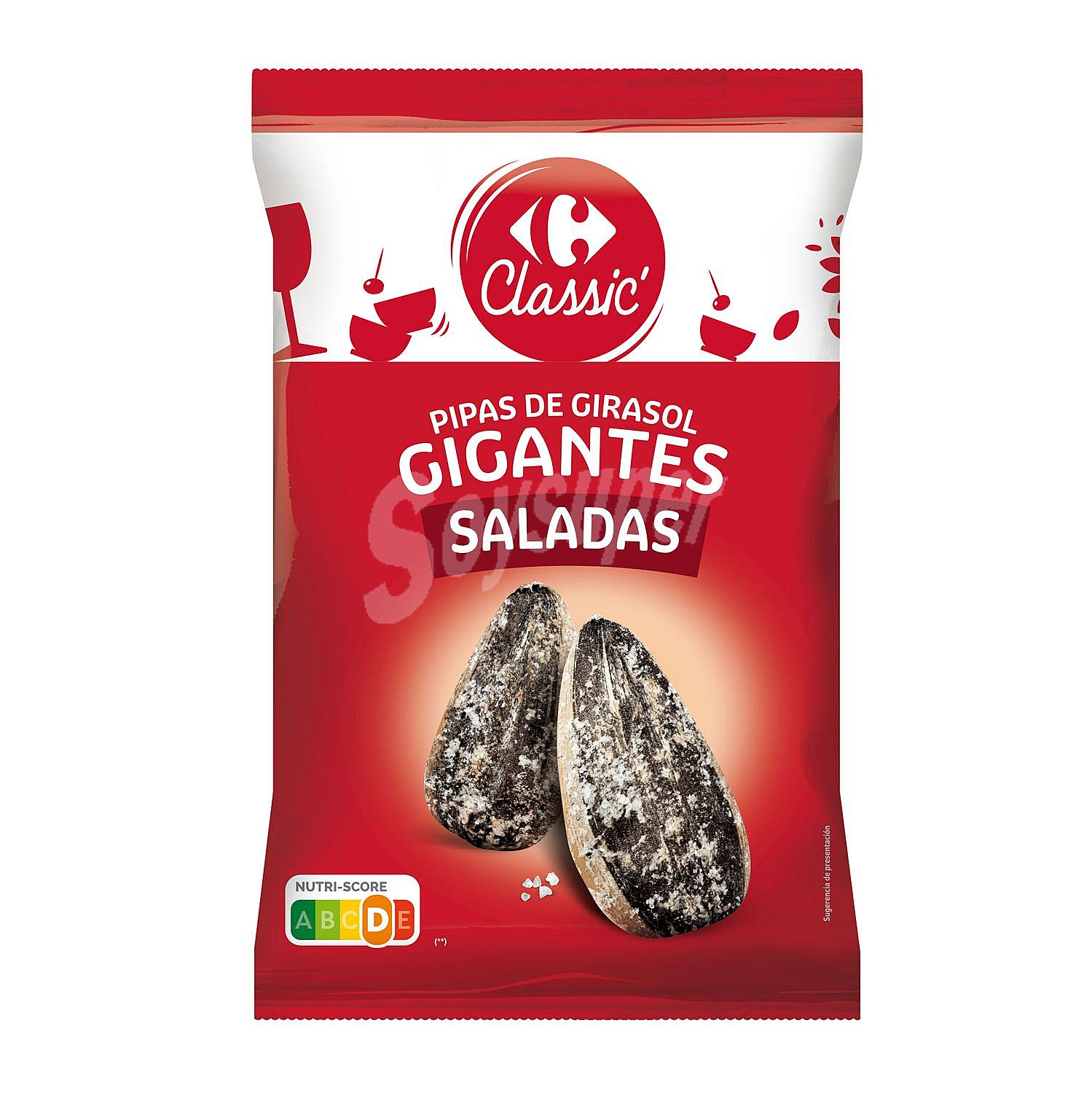 Pipas gigantes saladas Classic Carrefour