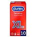 Preservativos sensitivo suave xl durex, caja 10 uds.