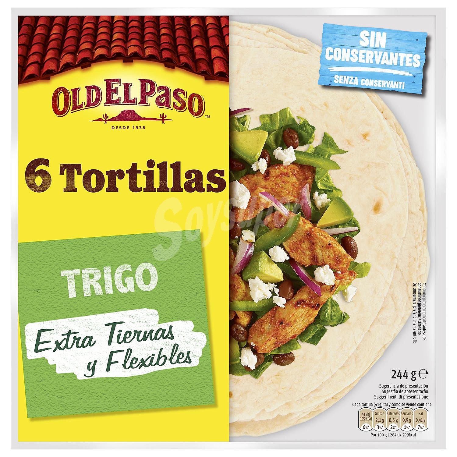 Tortillas de trigo