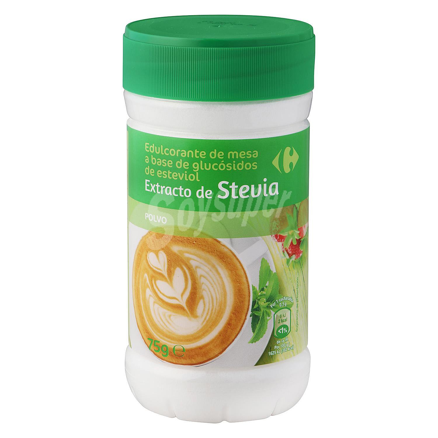 Edulcorante de mesa con extracto de stevia