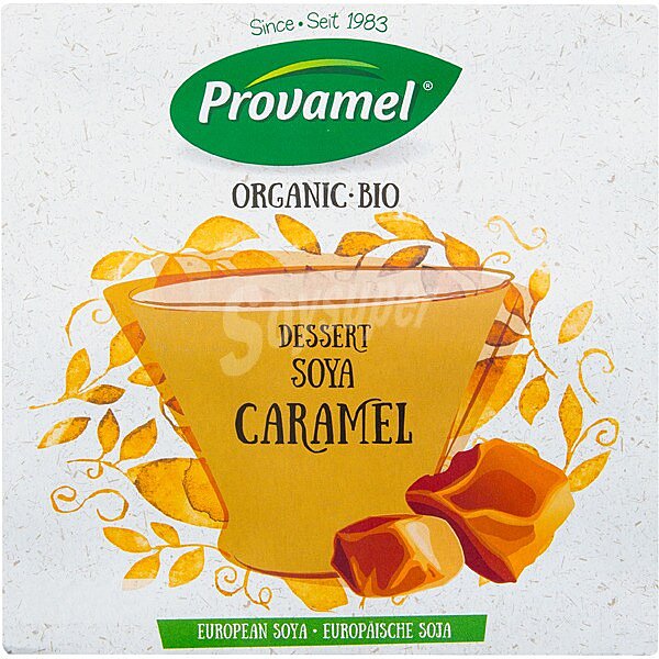 Postre de soja sabor caramelo