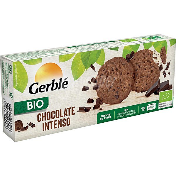 Galletas de chocolate negro intenso ecológicas Cereal Bio