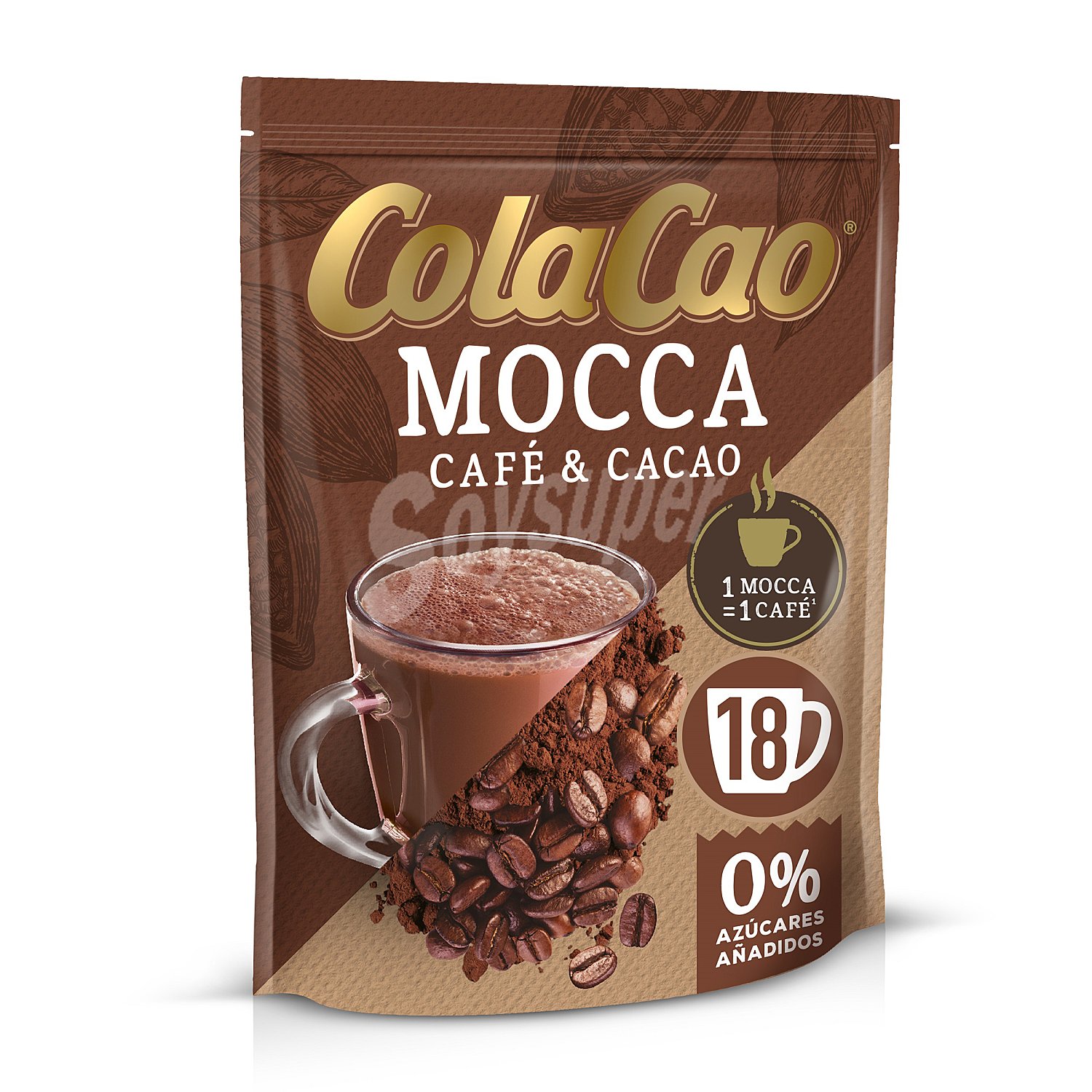 Cacao soluble mocca bolsa 250 gr