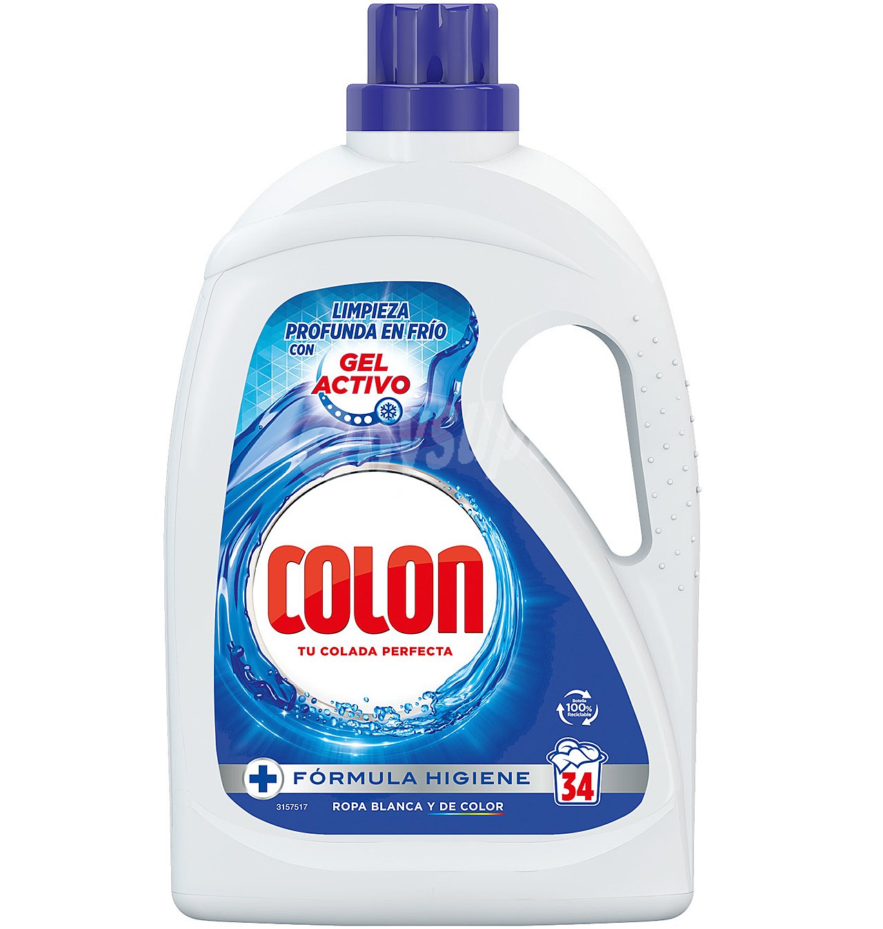 Detergente gel Activo colón 34 lav