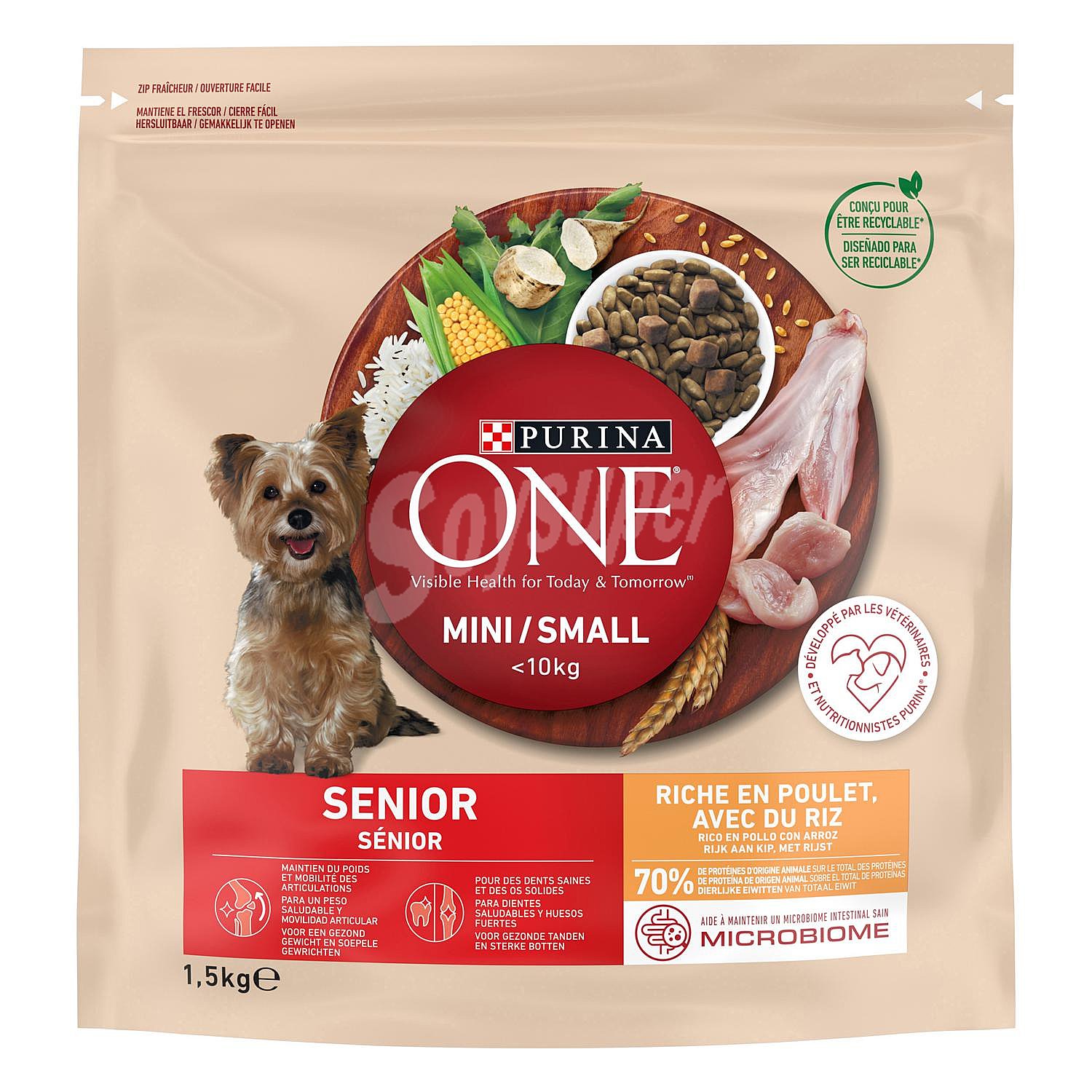 Mini Senior pienso para perros senior tamaño mini con pollo y arroz