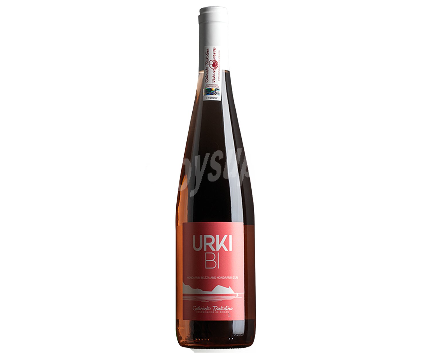 Vino rosado Txakoli con denominación de origen Getariako Txakolina