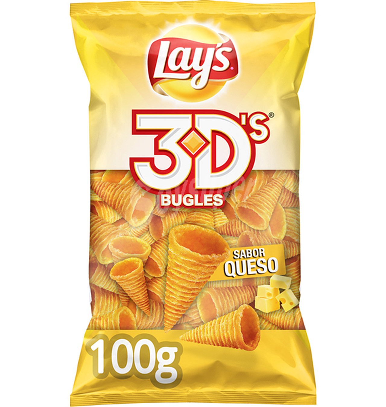 Conos Bugles 3D con sabor a queso