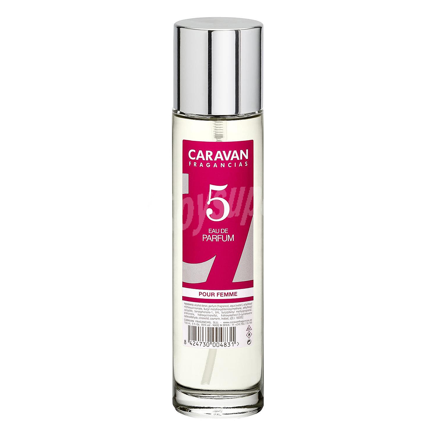 Eau de perfume para mujer con vaporizador en spray 5