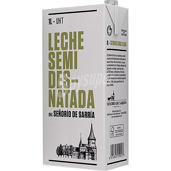 Leche semidesnatada