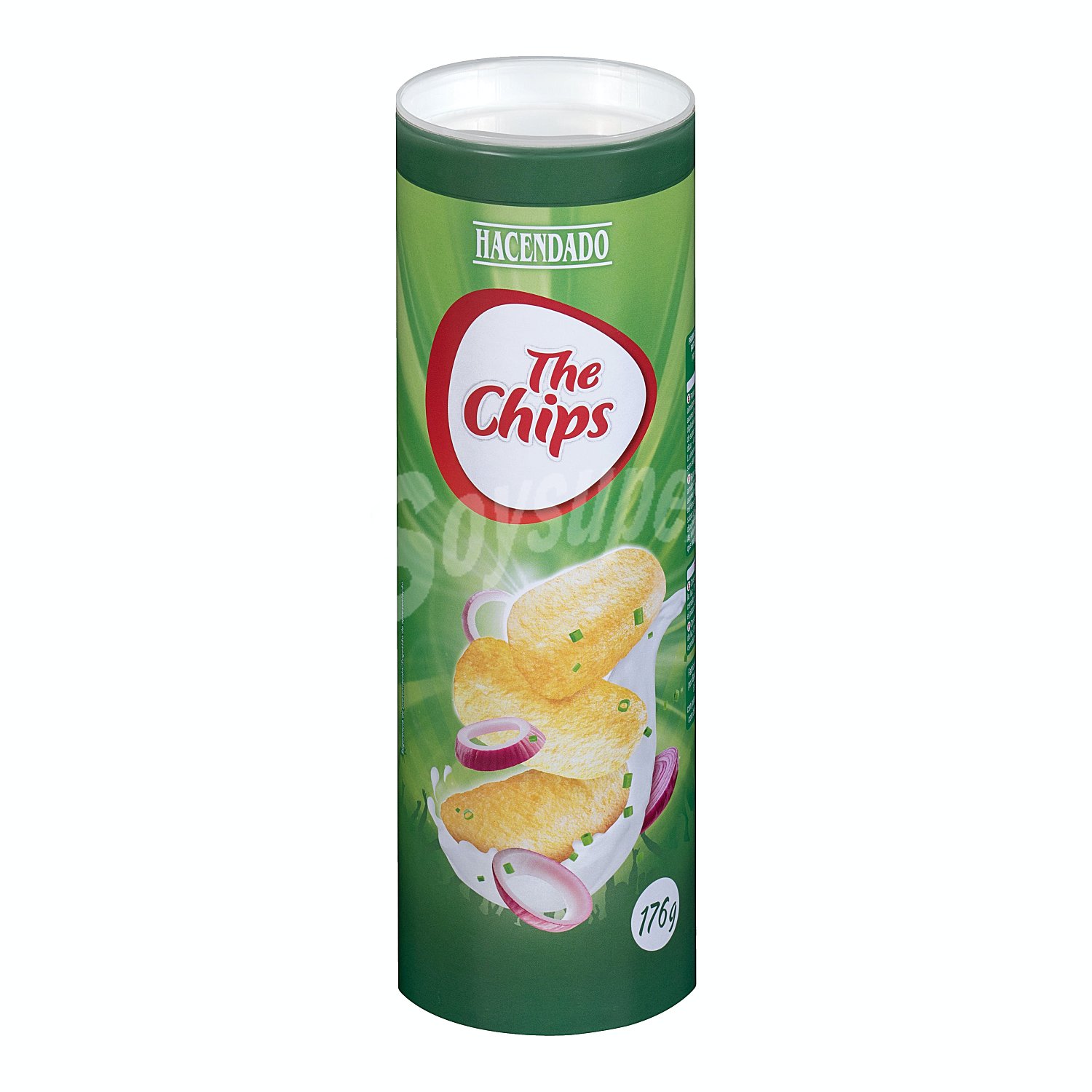 Patatas fritas snack sabor crema cebolla